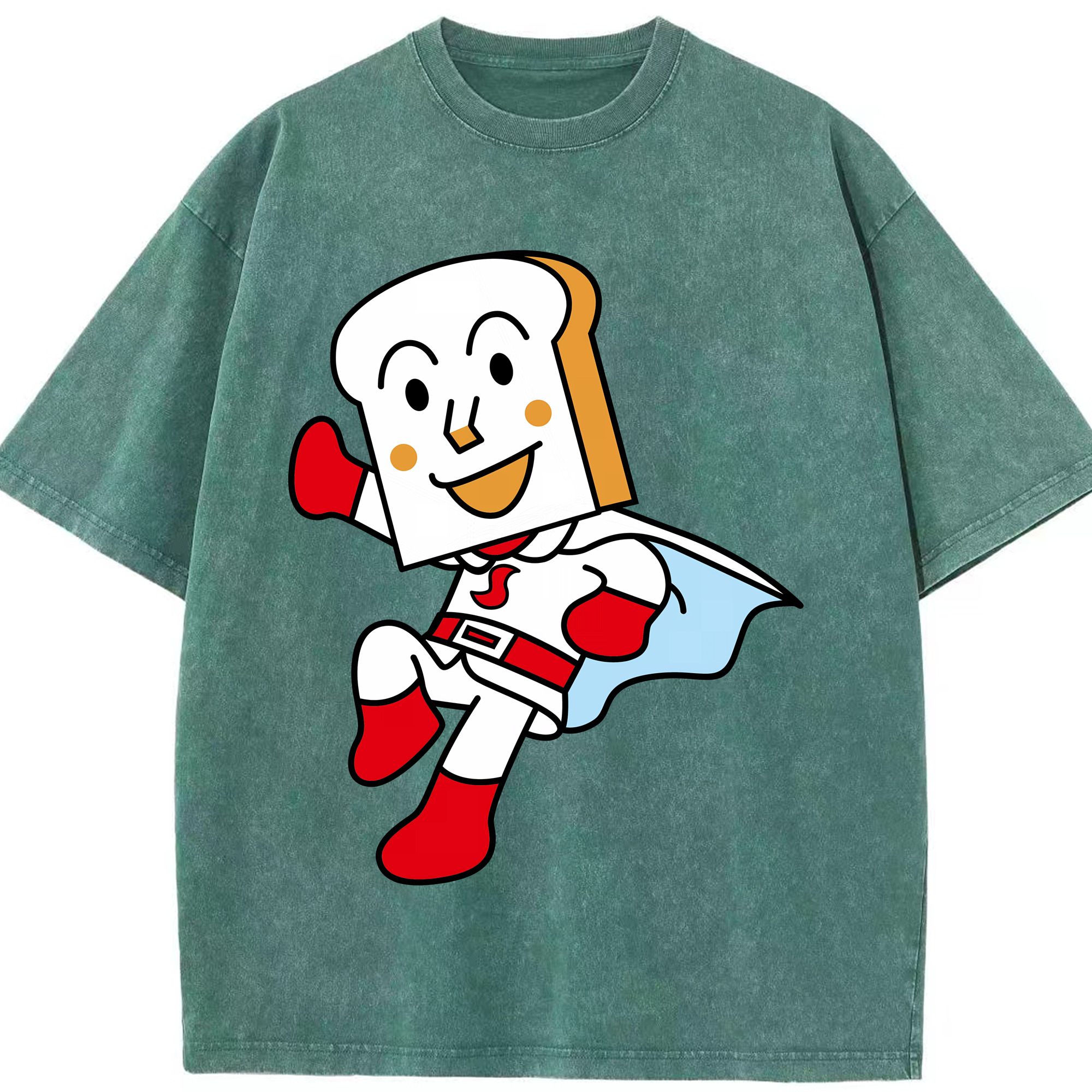 （画像用） アンパンマン Anpanman 綿100% ヴィンテージ風 半袖Tシャツ（フロントプリント）